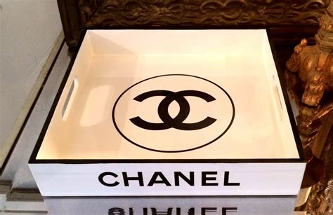 chanel serving tray replica|Coco Chanel Repartee Tray, Black .